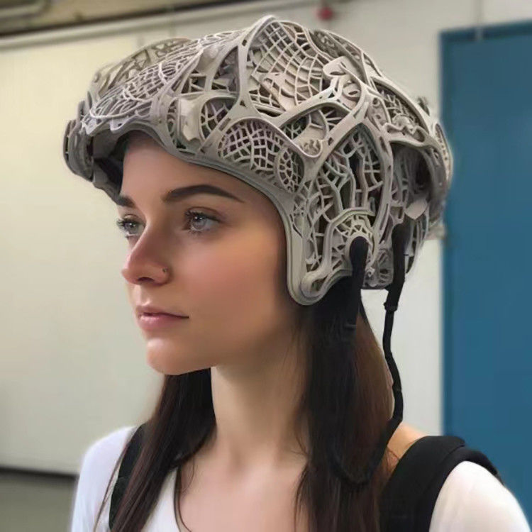 Custom Resin Nylon Fused Deposition Modeling For Rapid Prototyping Helmet Model
