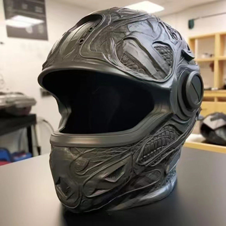 Custom Resin Nylon Fused Deposition Modeling For Rapid Prototyping Helmet Model