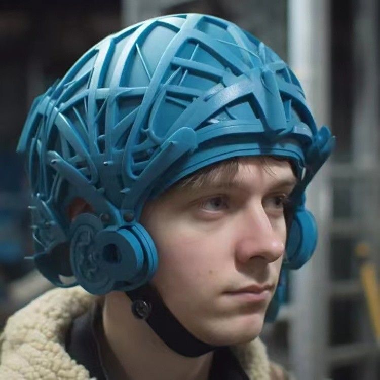 Custom Resin Nylon Fused Deposition Modeling For Rapid Prototyping Helmet Model