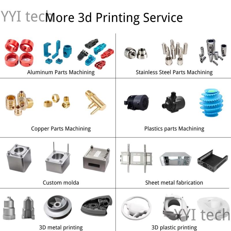 MJF CNC Aluminum Parts Micro Machining For High Precision 3d Metal Printing Service