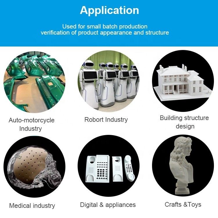 High Temperature Resistant Resin Plastic Industrial Fabrication Parts Micro Machining Sla 3d Printing Prototype Service